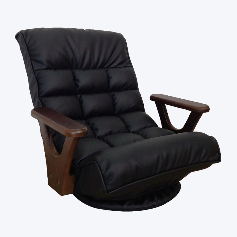 Sillón reclinable plegable y giratorio con reposabrazos 177-F