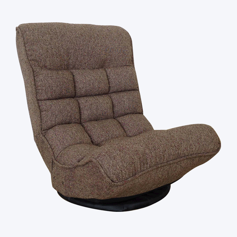 Sillón reclinable plegable y giratorio de tela clásica177