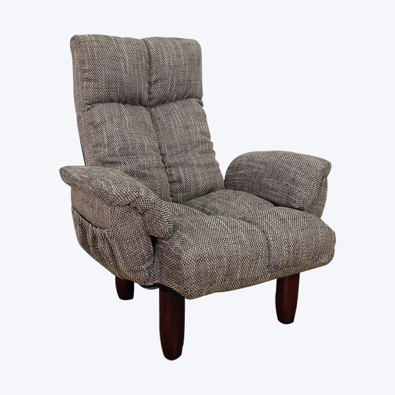 Sillón de sofá de pata corta suave y simple con reposabrazos CIA-M10