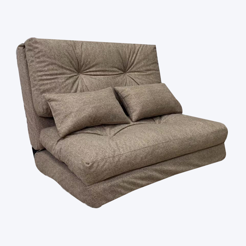 Sofá reclinable doble plegable de estilo europeo, sofá individual reclinable perezoso con suelo ajustable 4A-90K-M